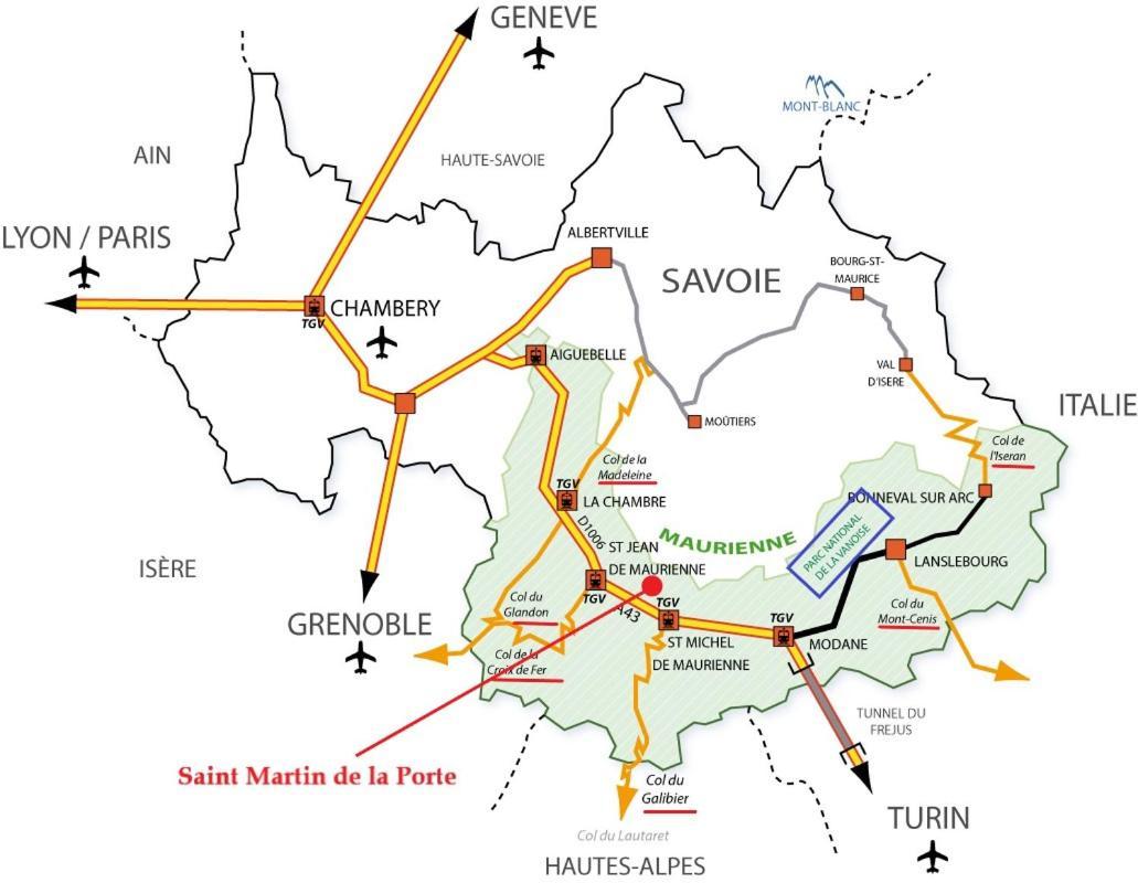 Gite Le Bec D'Aigle 2 Pers Saint-Martin-de-la-Porte Eksteriør billede